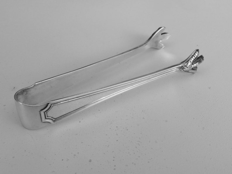 Antique Victorian Sterling Silver Petite Sugar Cube Tongs Etsy