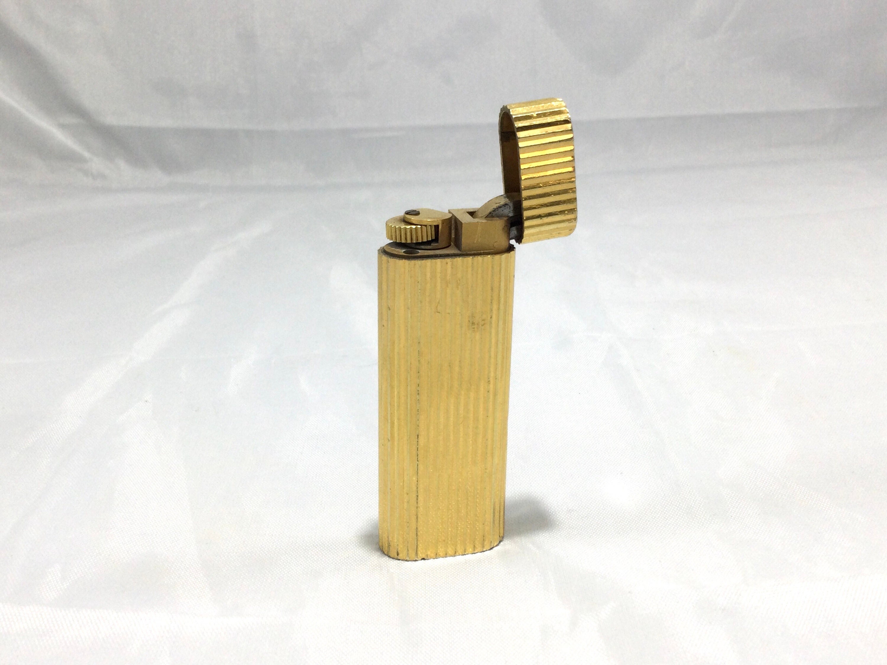 Vintage Gold Plated Original Cartier Luxury French Butane Lighter ...