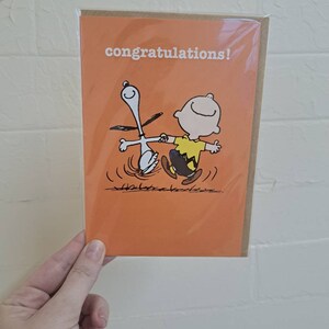 Congratulations Snoopy Card - Snoopy Card - Card for Graduation - Card ...