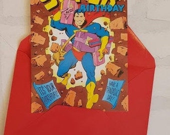Super Geburtstagskarte im Comic Book Pop Art Design