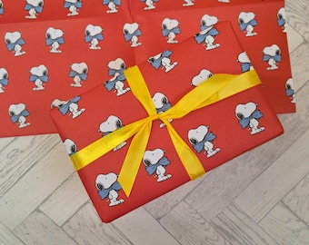 Carta da regalo di Snoopy – Carta da regalo rossa dei Peanuts per i fan