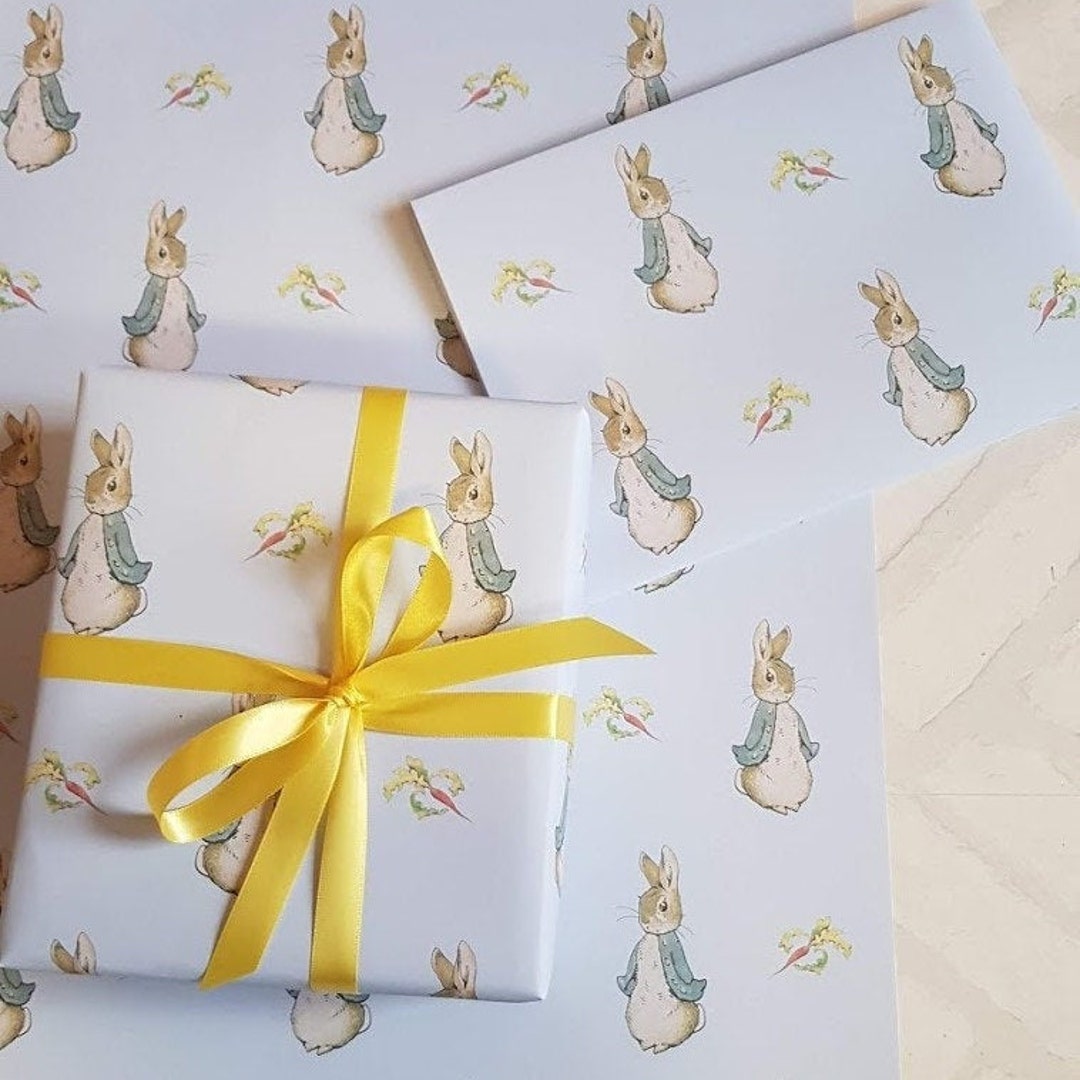 Peter Rabbit Wrapping Paper Beatrix Potter Gift Wrap Peter Rabbit Gift Wrap Beatrix Potter