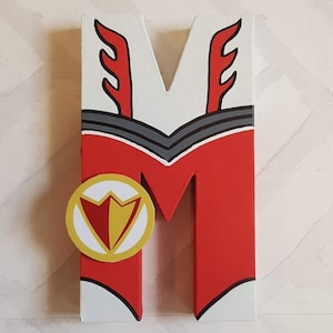 Personalized Superhero letters - Hand Painted Papier Mache Letters - Superhero Kids Name - MADE TO ORDER