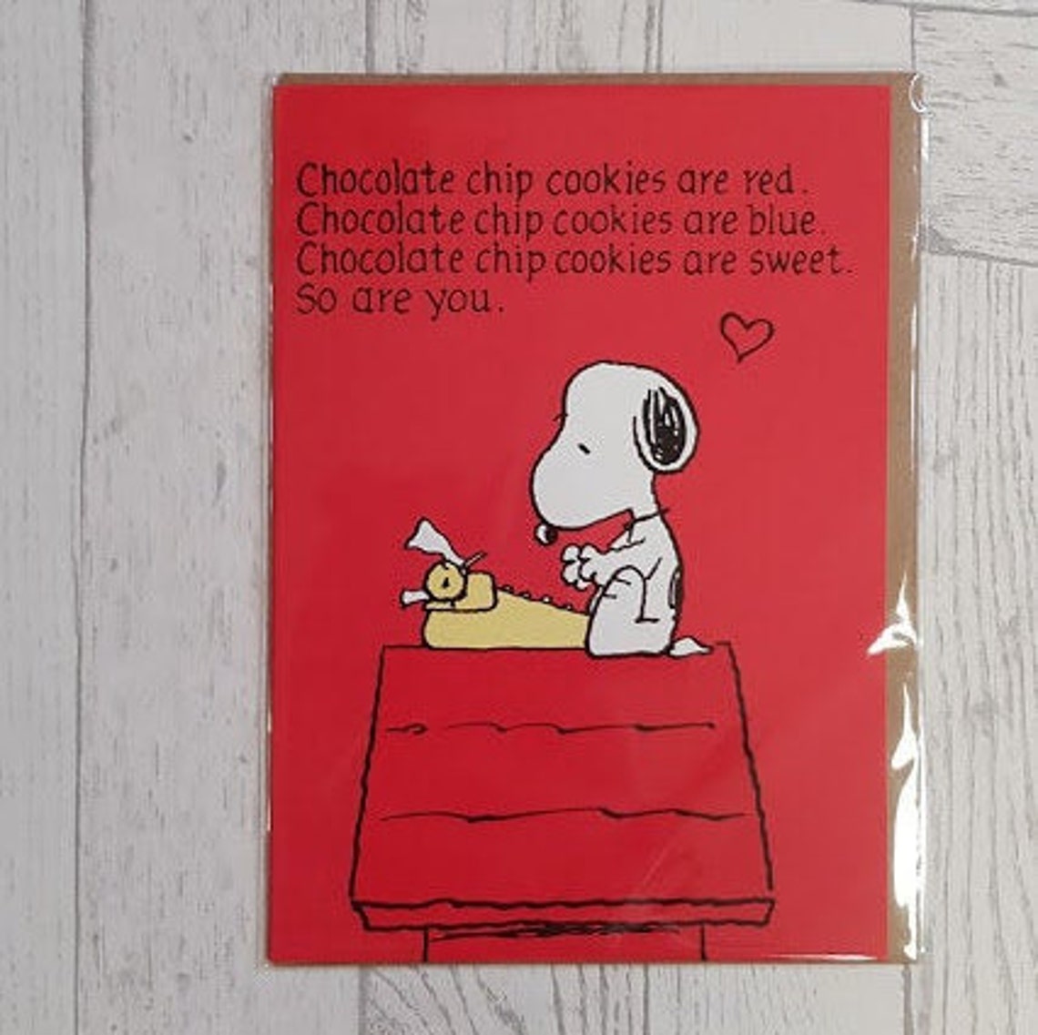 Snoopy Valentine's Card Snoopy Card Comic Book Card | Etsy
