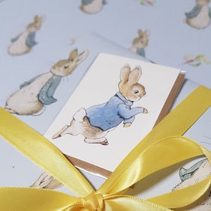 Carta da regalo Beatrix Potter - Carta da regalo Peter Rabbit - Carta da regalo Coniglietto - Carta da regalo per neonati