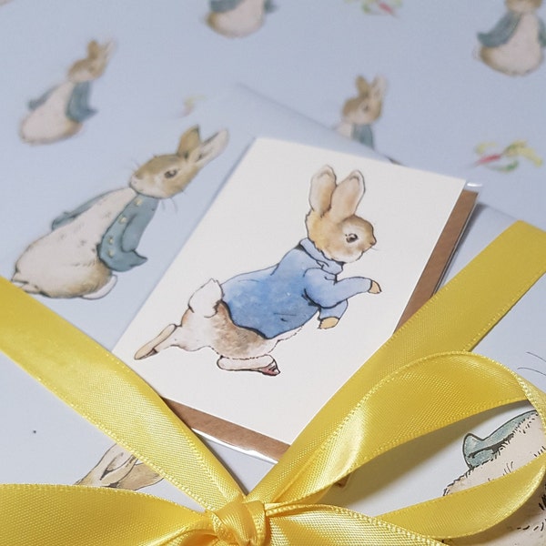 Beatrix Potter Wrapping Paper - Peter Rabbit Gift Wrap - Bunny Wrapping Paper - Baby Gift Wrap
