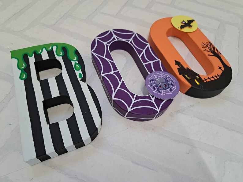 Halloween BOO - Halloween Decor - Spooky BOO - Etsy