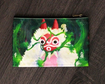 Princess Mononoke Miyazaki Studio Ghibli - Small Medium Large Pouch Coin Purse 3DS Pencil Case