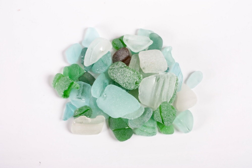 Genuine Sea Glass, 50 Pieces of Natural Sea Glass, Great Jewelry Glass