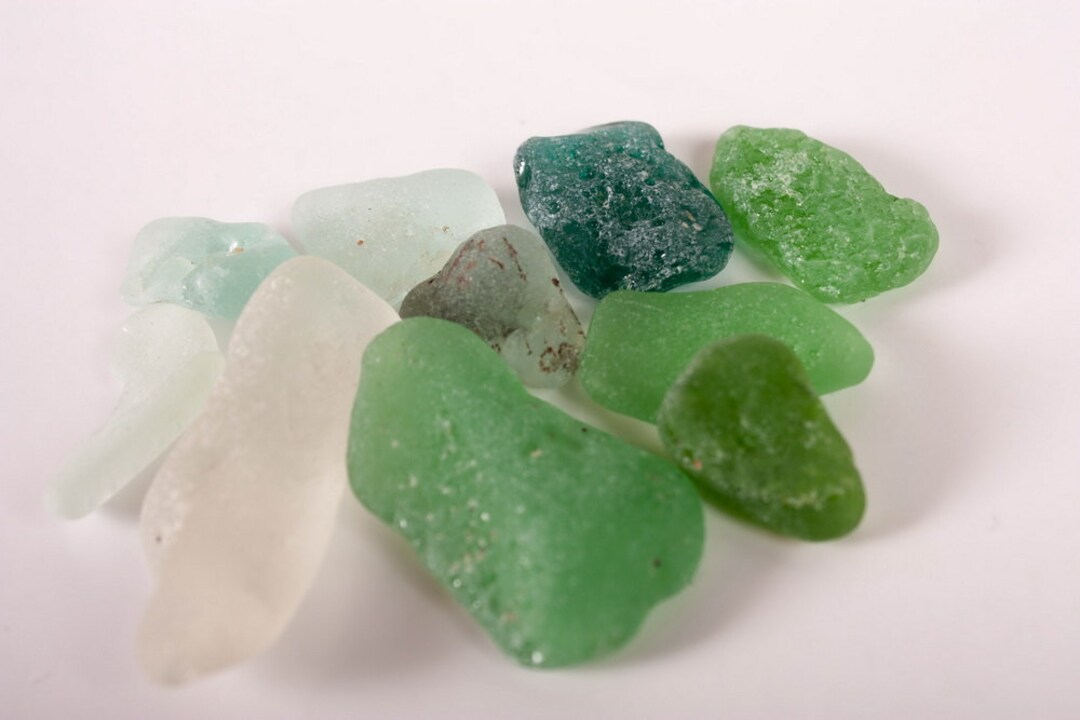 Genuine Sea Glass, 10 Pieces of Natural Sea Glass, Great Glass, Glass