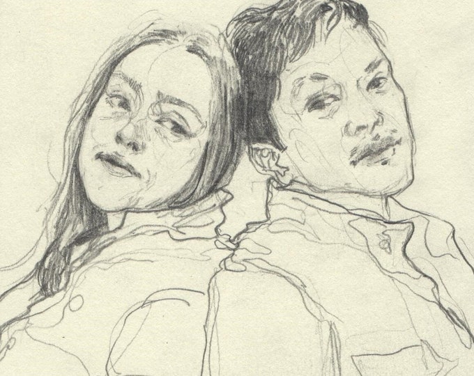 Custom Pencil Sketch Portrait