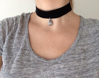 Velvet Choker/Black Choker/Black suede/Charm Choker/Black Velvet/Choker Necklace/Black Grunge Choker/Ribbon Choker/Jewelry Boho Choker