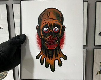 ROTLD Tarman Tattoo Flash Art Print