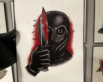 Kolekcjonerski tatuaż Flash Art Print