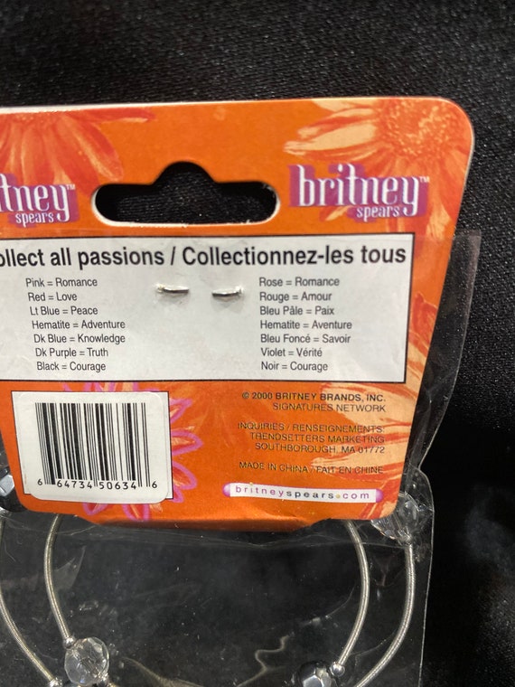 RARE Britney Spears Passion Beads bracelet SEALED - image 3