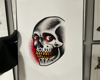 Evil Dead 2 Tattoo Flash Art Print
