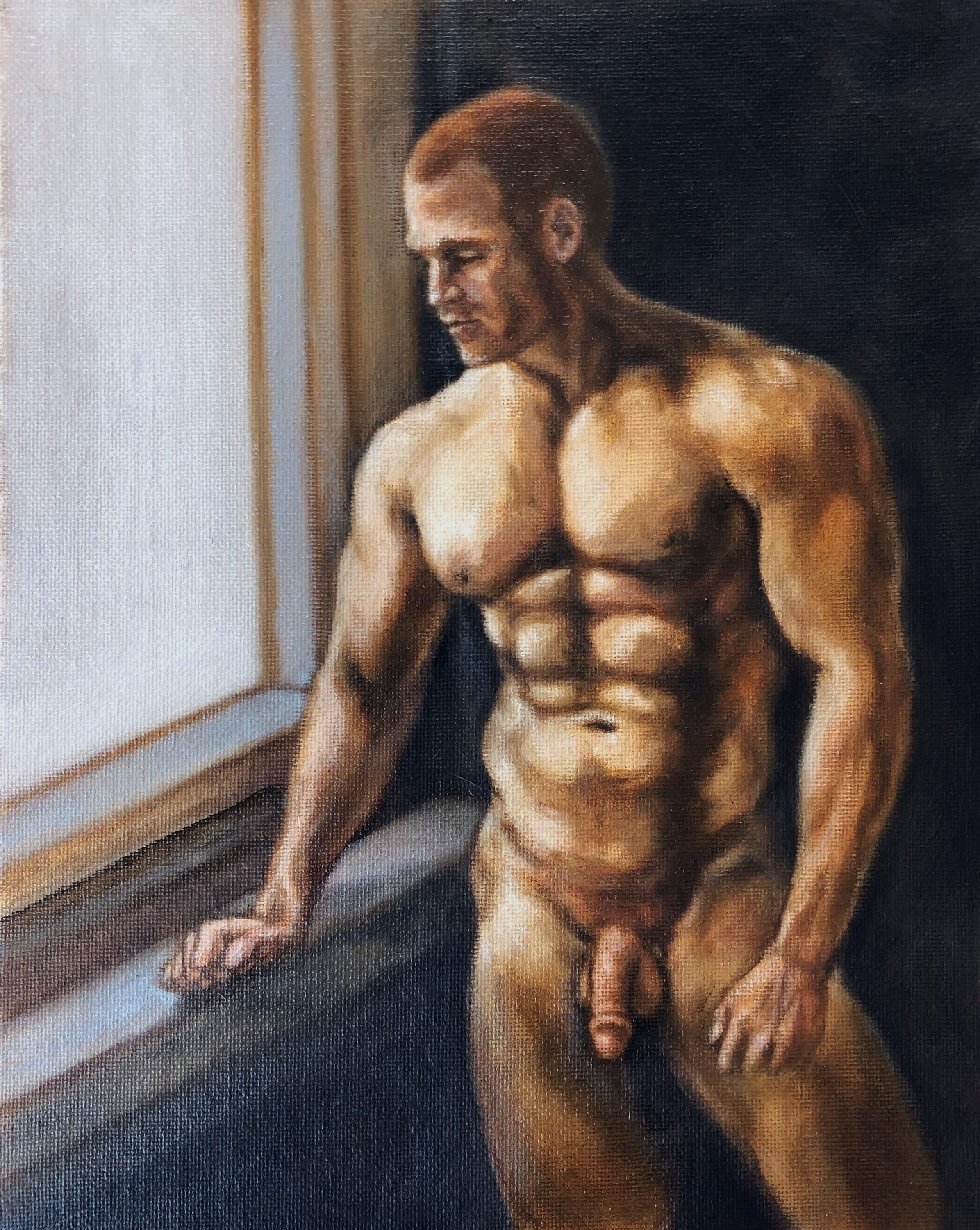 Mike Figura desnuda masculina Pintura original 8x10 Óleo sobre panel de  lienzo. 2019. - Etsy México
