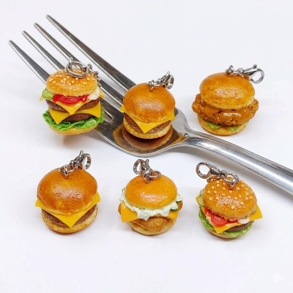 ハンバーガーチャーム ハンバーガーチャーム - Etsy 日本