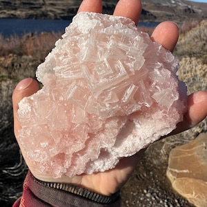 Pink Halit aus Searles Lake, Trona, Kalifornien, USA