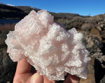 Pink Halite from Searles Lake, Trona, California, USA