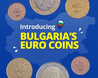 Bulgarien 2026 Euro Münzen Set UNC - 1 Cent bis 2 Euro (8 Münzen) Erstes Jahr
