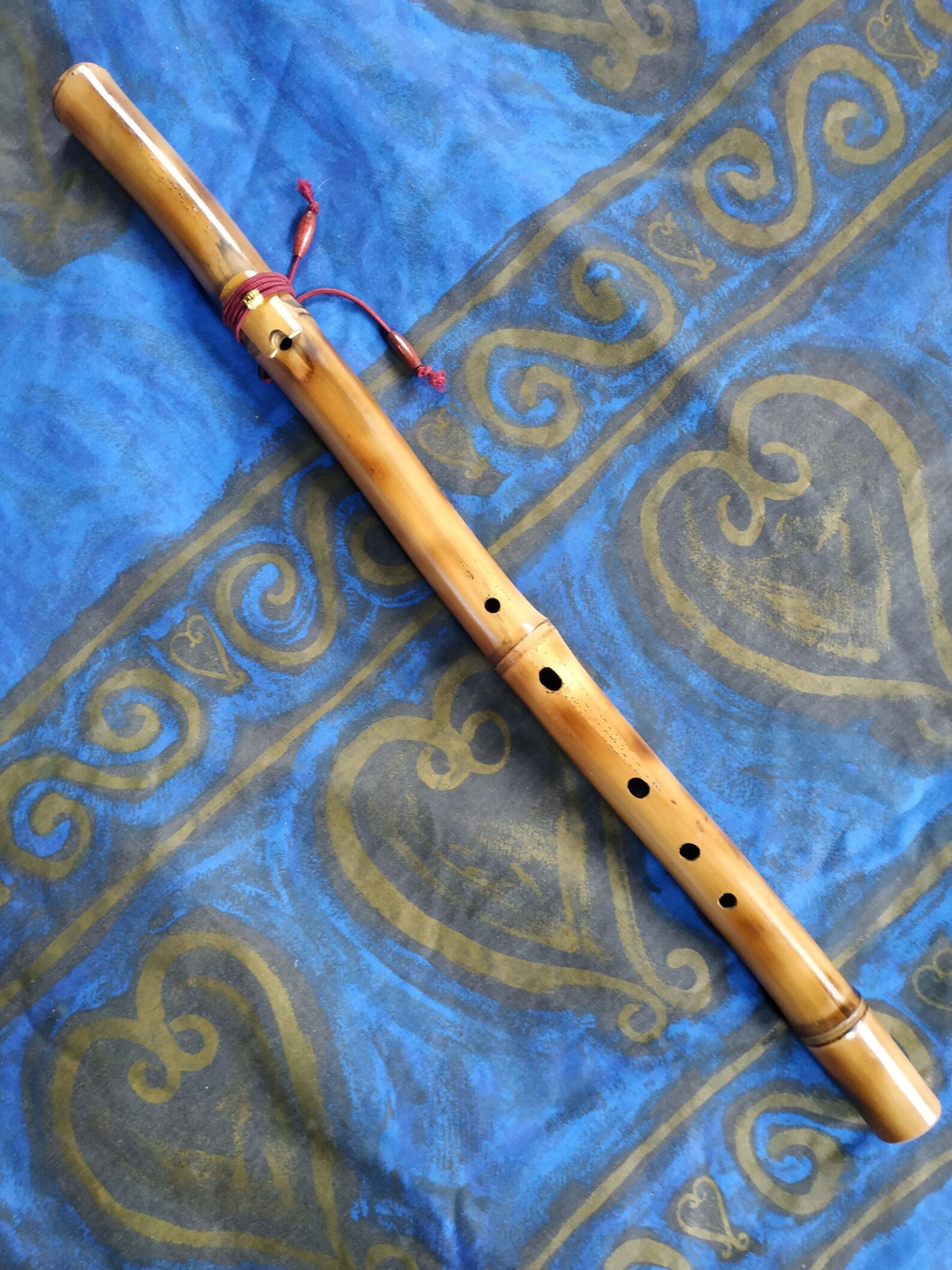 Flûte amérindienne en bambou en mi Etsy France