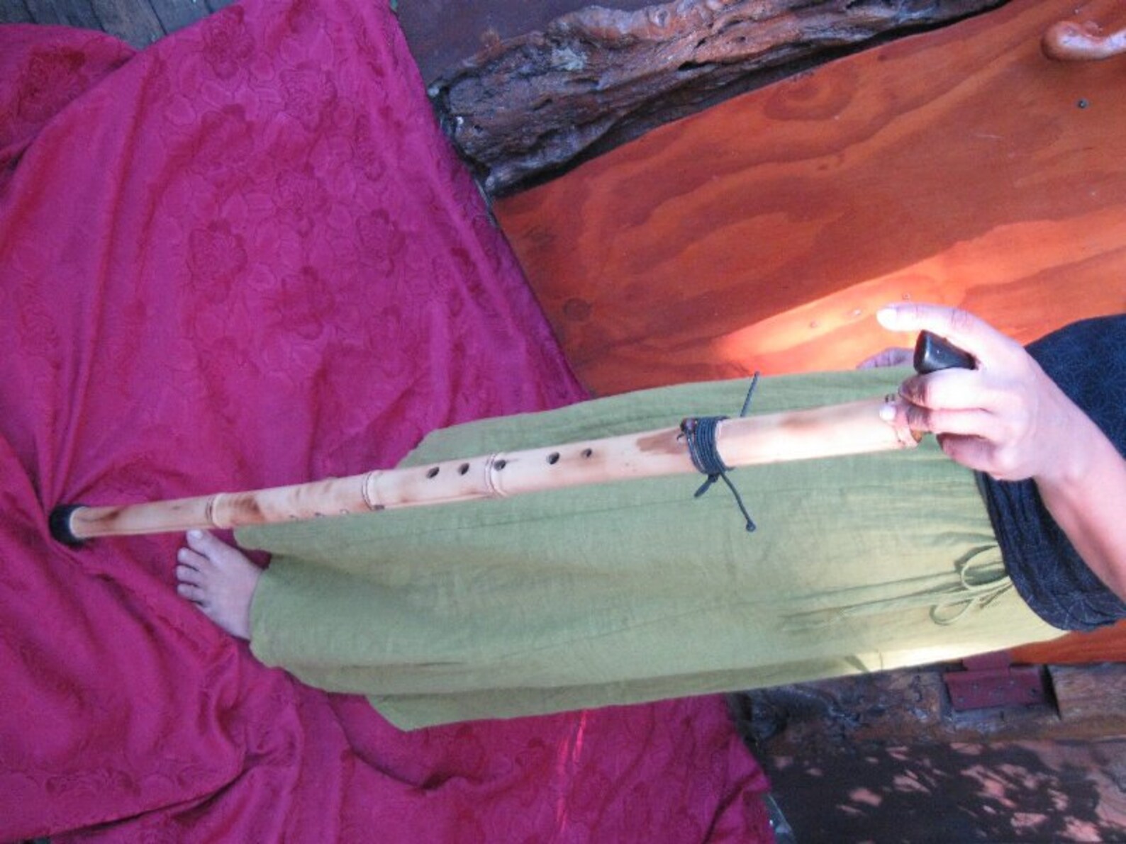 Walking Stick Flute With Handlenative American Style Etsy