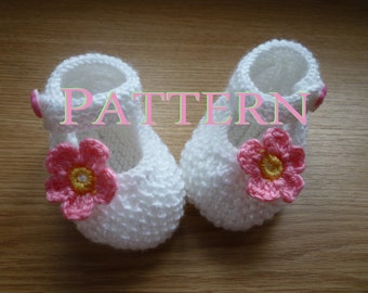 PATTERN ONLY ,White, Knit Baby boots, knit girls boots, knit Baby booties, pink, baby girls shoes , knitted baby shoes, handmade