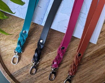 Handcrafted Leather Travel Lanyard - 51cm Length