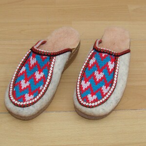 Desde 1976 PHOENIX zapatillas / zapatillas / forro de piel de cordero mohair tamaño 35 con cartón original