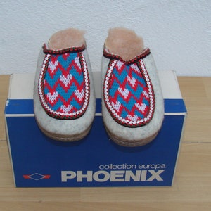 Zapatillas de helado Phoenix vintage tamaño 35 con cartón original de 1976