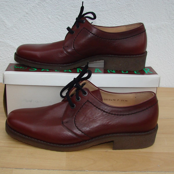 Vintage Top red brown business shoes - Padua Salamander Gr. 44,5 - UK 10 - NOS