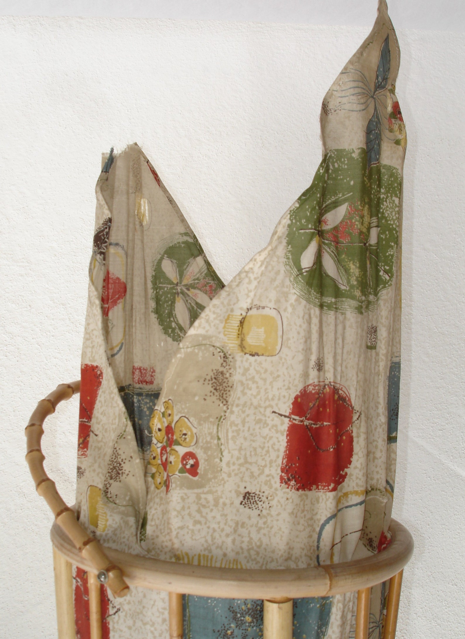 Stylischer 50er Mid Century Wäschekorb Bamboo Bambus | Etsy