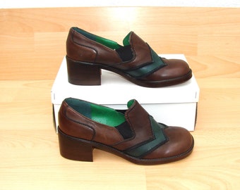 vintage élégant années 70 J. chaussures basses pour femmes l / chaussures - taille Annabell. 38 - NSA