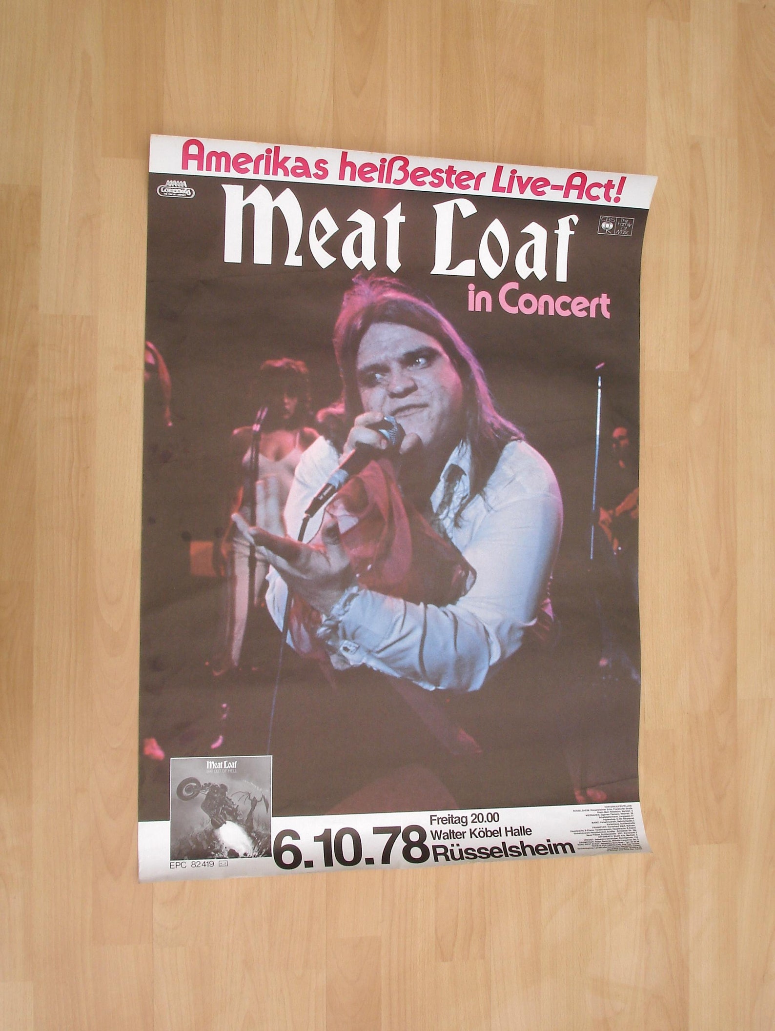 meatloaf tour 1978