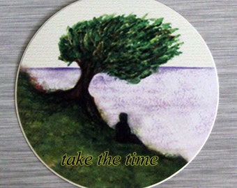 Take The Time Sticker Outdoor Bumper Stickers | 305