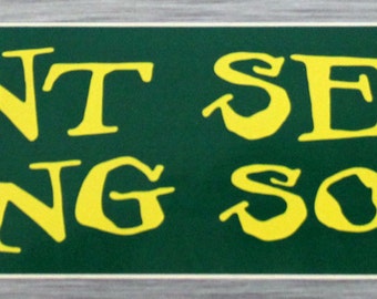 Vegan Sticker | Plant Seeds And Sing Songs Bumper Sticker Outdoor Sticker | 435