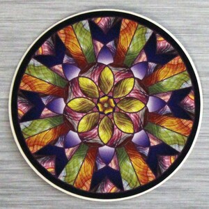 Confection Mandala Sticker Outdoor Bumper Sticker