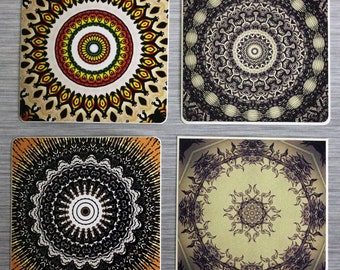 Kaleidoscope Mandala Sticker Combo Pack Set Of 4