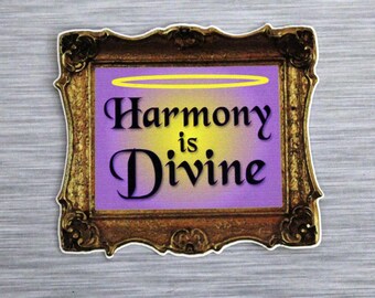 Harmony Is Divine Sticker Outdoor Bumper Stickers | 516