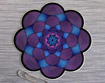 Grandala Mandala Autocollant pare-chocs extérieur Autocollant