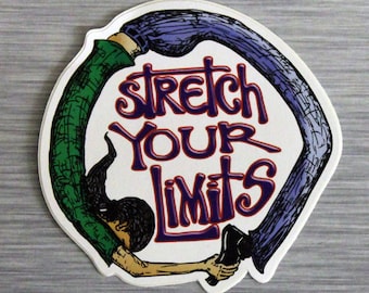 Autocollant de pare-chocs extérieur Stretch Your Limits