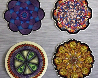 Mandala Sticker Combo Pack Set de 4