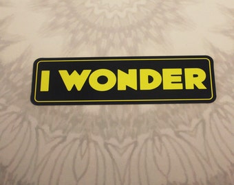 I Wonder Outdoor Magnet | MAG573