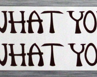Find What You Love Bumper Sticker Outdoor Sticker