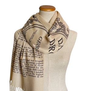 Daniel Deronda by George Eliot Scarf: Elegant Shawl/Wrap, Literary Gift for Book Lovers, Librarians, Teachers, English Majors, and Readers