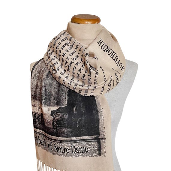 The Hunchback of Notre Dame by Victor Hugo Scarf Shawl Wrap