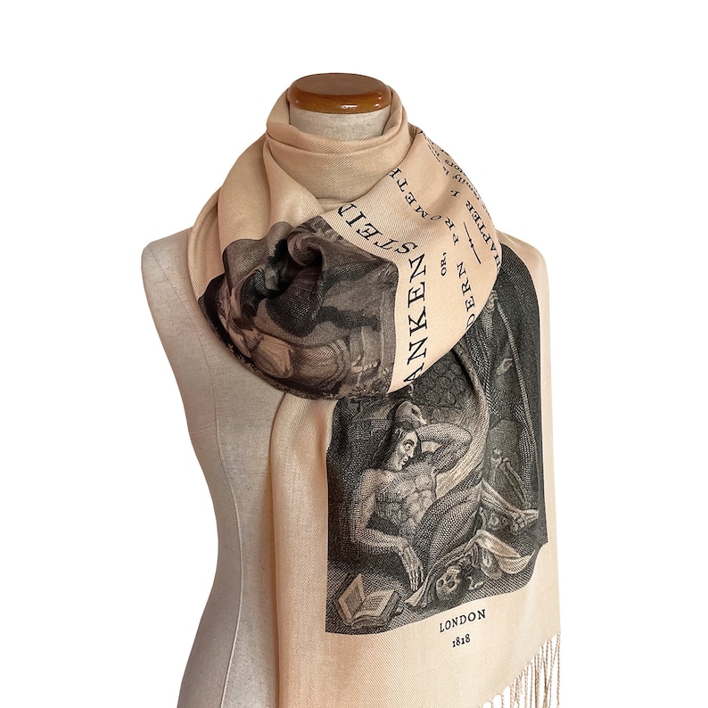 Frankenstein by Mary Shelley Shawl Scarf Wrap image 2