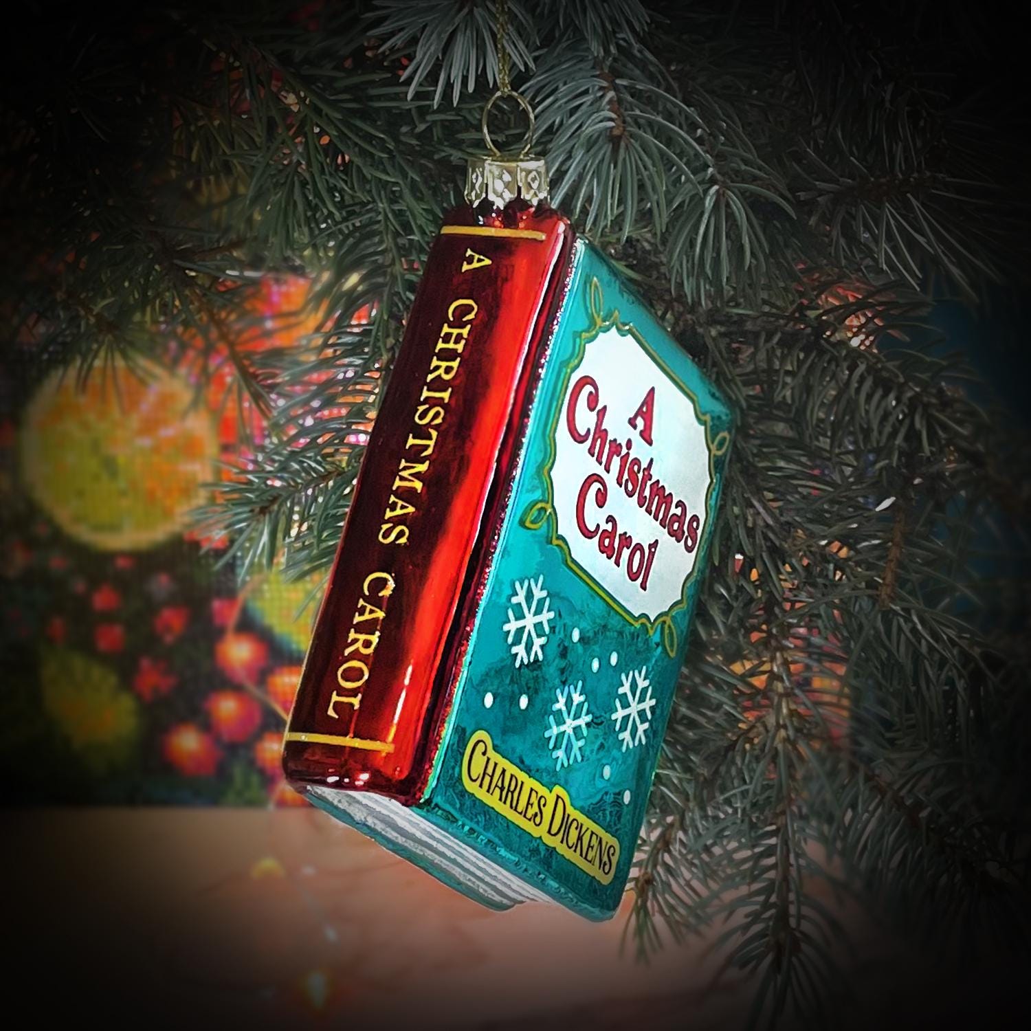 A Christmas Carol by Charles Dickens Christmas Tree Ornament, Book