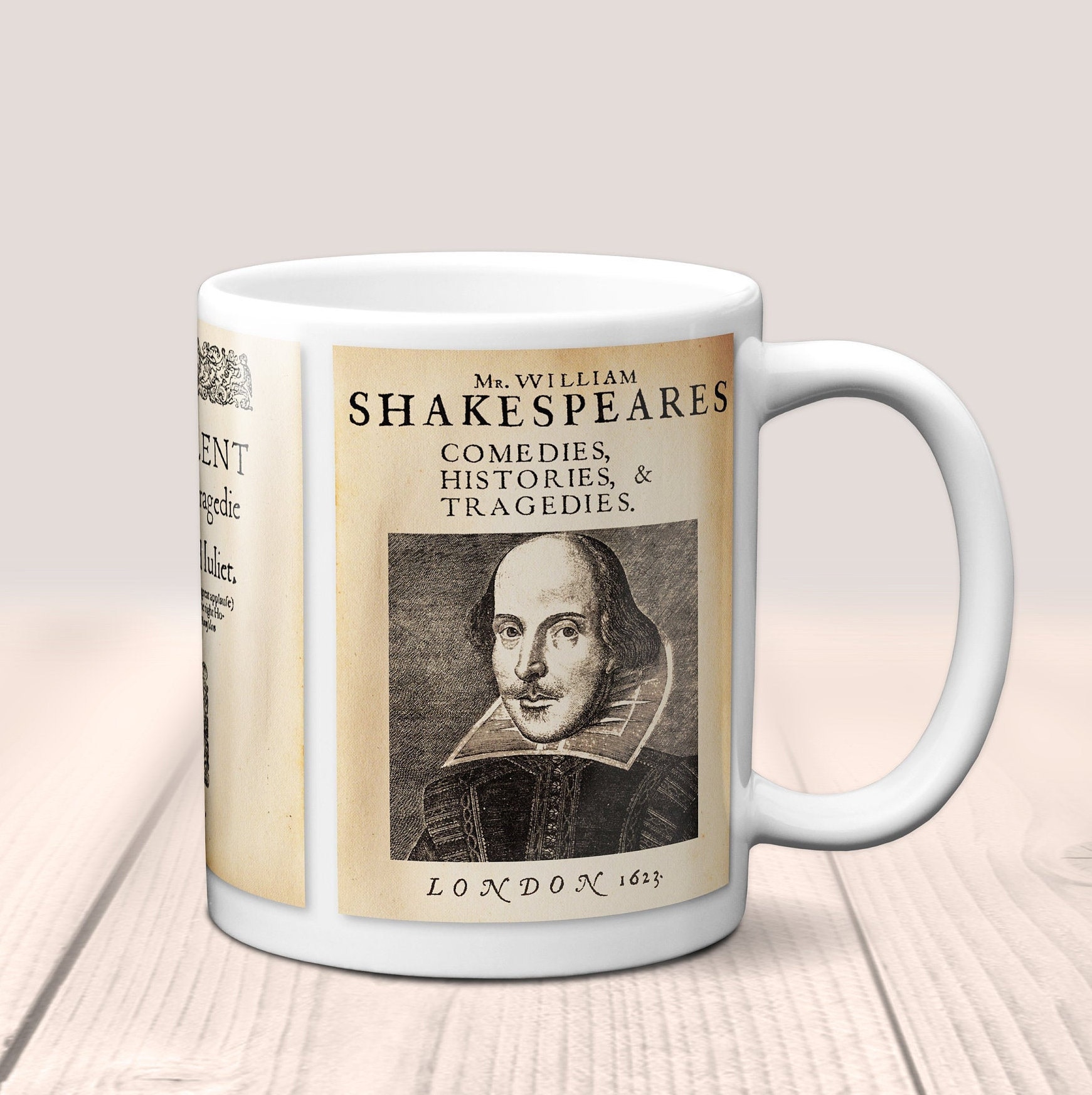 William Shakespeare Mug. Coffee Mug with two Shakespeare's Etsy